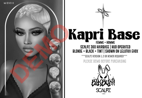 Second Life Marketplace - BLKBUNI X SCALPZ: Kapri [DEMO]